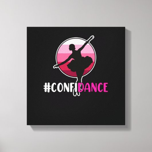 Confidance Dancers Dance Day Graphic Leinwanddruck (Vorderseite)