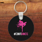Confidance - Niedliches Tanz- und Tanzgeschenk für Schlüsselanhänger (Vorderseite)