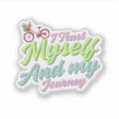 confidence and empowerment Sticker  (Vorderseite)