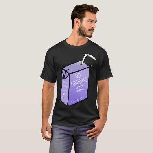 Confidence Juice Box Gute Laune Courage Battle Spi T-Shirt (Vorne ganz)