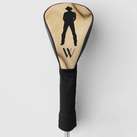 Confident Cowboy Golf Headcover (Vorderseite)