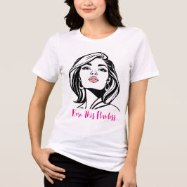 Confident Glamour Woman Portrait Tri-Blend Shirt