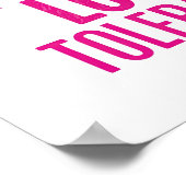 Confident High Standards Saying Poster (Ecke)