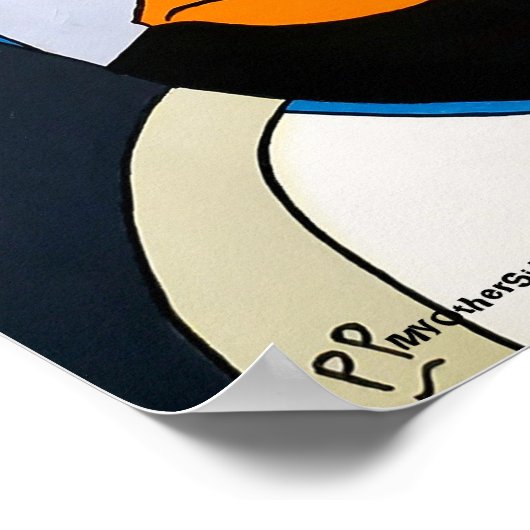 Confident Lady Abstrakt Poster (Ecke)