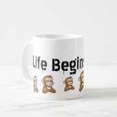 Confident Monkey  Classic Mug, 11 oz Kaffeetasse (Vorderseite Links)