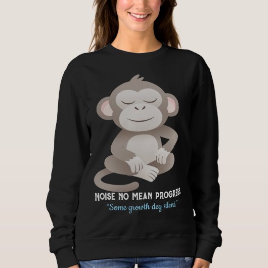 Confident Monkey – Minimal Calm Lifestyle Shirt (Vorderseite)