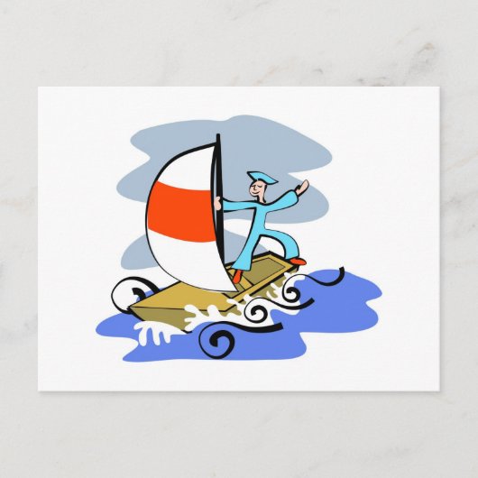 Confident Sailor Postkarte (Vorderseite)