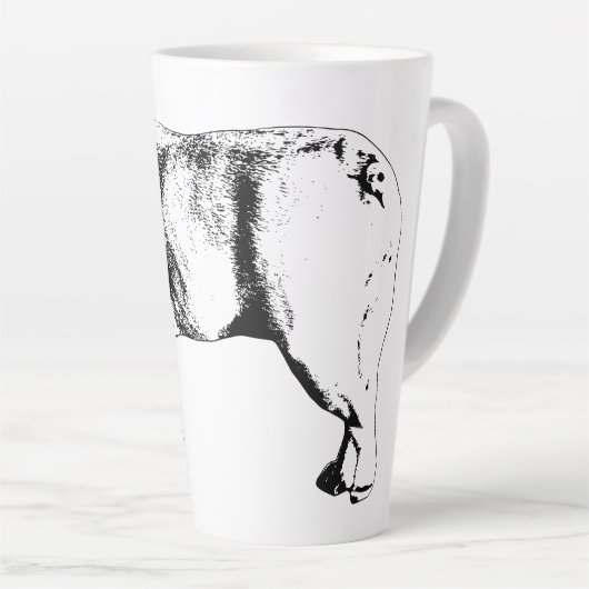 Confident Stride, Morning Calm Milchtasse (Rechte Ecke)