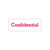 Confidential Red Ink Permastempel (Design)