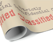Confidential Wrapping Paper  Geschenkpapier (Rolleneckpunkt)
