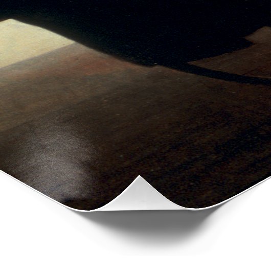 Confides von Harry Watrous Poster (Ecke)