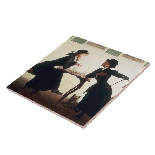 Confides von Harry Watrous Poster Fliese (Seite)