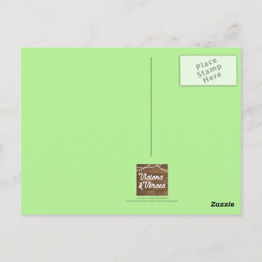 Confient Rainbow Abschluss Postkarte (Rückseite)