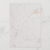 Confirmation Foliage Marble Gold Willow Blätter Einladung (Rückseite)