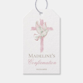 Confirmation pink cross geschenkanhänger