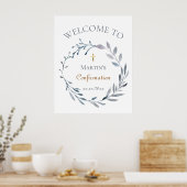 Confirmation welcome poster (Küche)