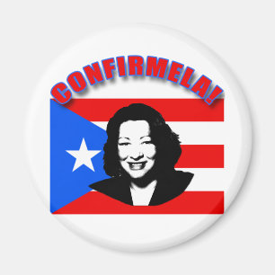 CONFIRMELA Betrug Bandera De Puerto Rico Magnet