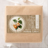 Confiture Abricot fait maison Etiquette Horizontal (Insitu)