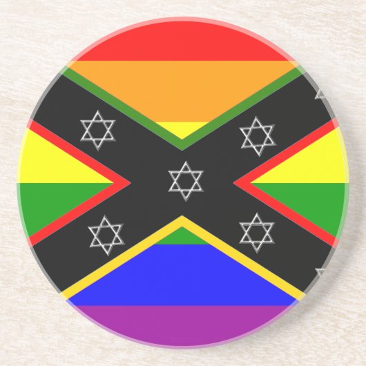 ConFlag Sandstein Untersetzer (Vorne)