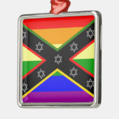 ConFlag Silbernes Ornament (Links)