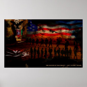 Conflict Art - Designed by Luis Jurado, Jr Poster