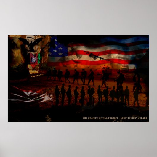 Conflict Art - Designed by Luis Jurado, Jr Poster (Vorne)