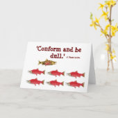 Conform & be dull card karte (Gelbe Blume)
