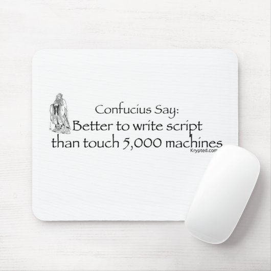 Confucious Mousepad (Mit Mouse)