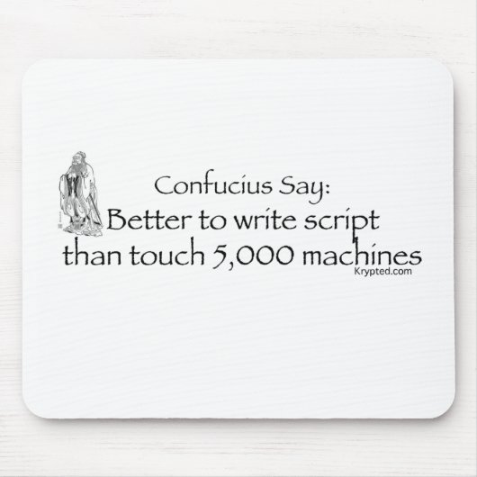 Confucious Mousepad (Vorne)