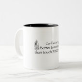 Confucious Tasse (Vorderseite Links)