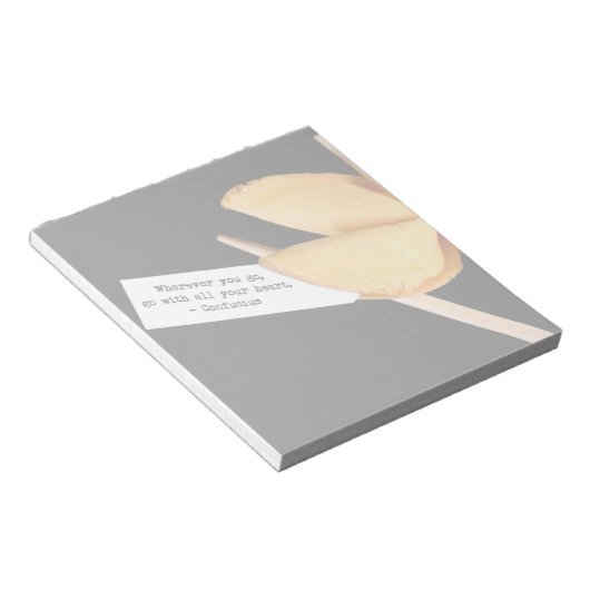 Confucius Fortune Cookie Notizblock (angewinkelt)