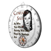 Confucius sagt dartscheibe (Vorderseite rechts)