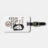 Confucius sagt gepäckanhänger (Vorderseite horizontal)