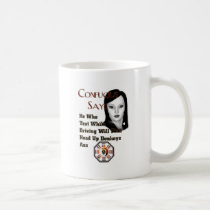 Confucius sagt kaffeetasse