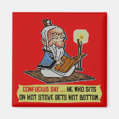 CONFUCIUS SAY ... KLEINKARTE MAGNET (Vorne)