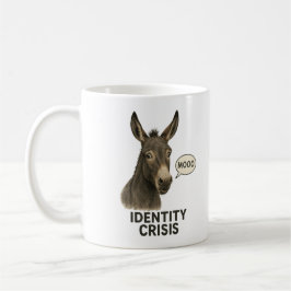 Confused Donkey Mug – “Moo”  Kaffeetasse