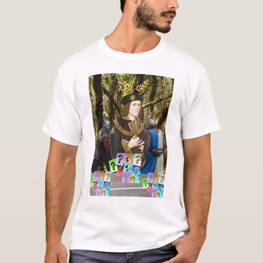 Confused King Richard III T-Shirt (Vorderseite)