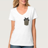 Confused Kitten Cat Australian Joey Spaß T-Shirt (Vorderseite)