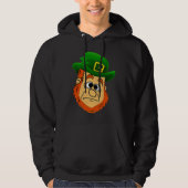 Confused Leprechaun St Patrick's Day Shamrock Hoodie (Vorderseite)