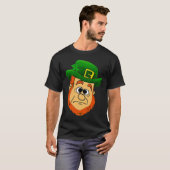 Confused Leprechaun St Patrick's Day Shamrock T-Shirt (Vorne ganz)