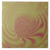 confusing hypnotic swirl lines pattern fliese (Vorderseite)