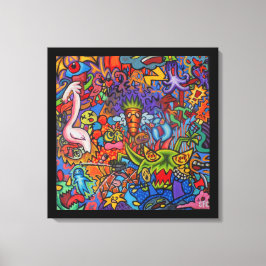 Confusion By Squid Fear City (2.5) Leinwanddruck