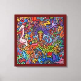 Confusion By Squid Fear City (2.5) Leinwanddruck