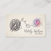 Confusion to Clarity Path Mental Health Therapist Visitenkarte (Vorderseite)