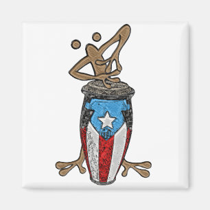 Conga Coqui Magnet