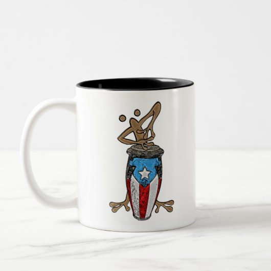 Conga Coqui Zweifarbige Tasse (Links)