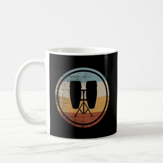Conga Drum for Musicians Conga Drum Kaffeetasse (Links)