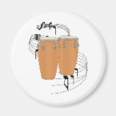 Conga Drums Magnet (Vorne)