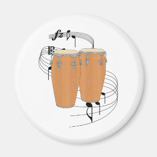 Conga Drums Magnet