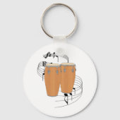 Conga Drums Schlüsselanhänger (Vorderseite)